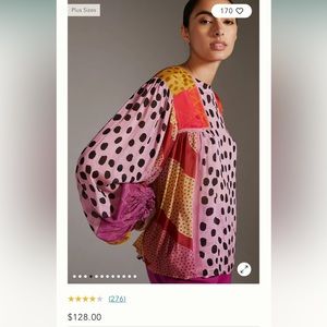 Anthropologie Blank London blouse S